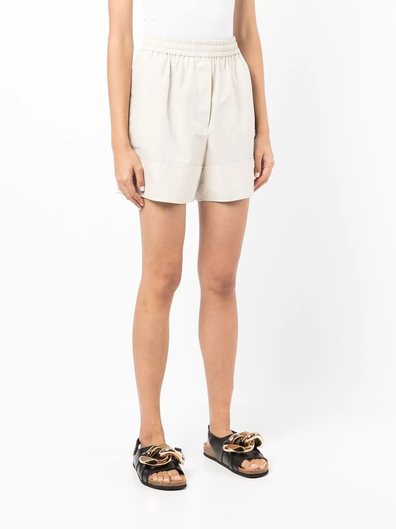 elasticated above-knee shorts 3