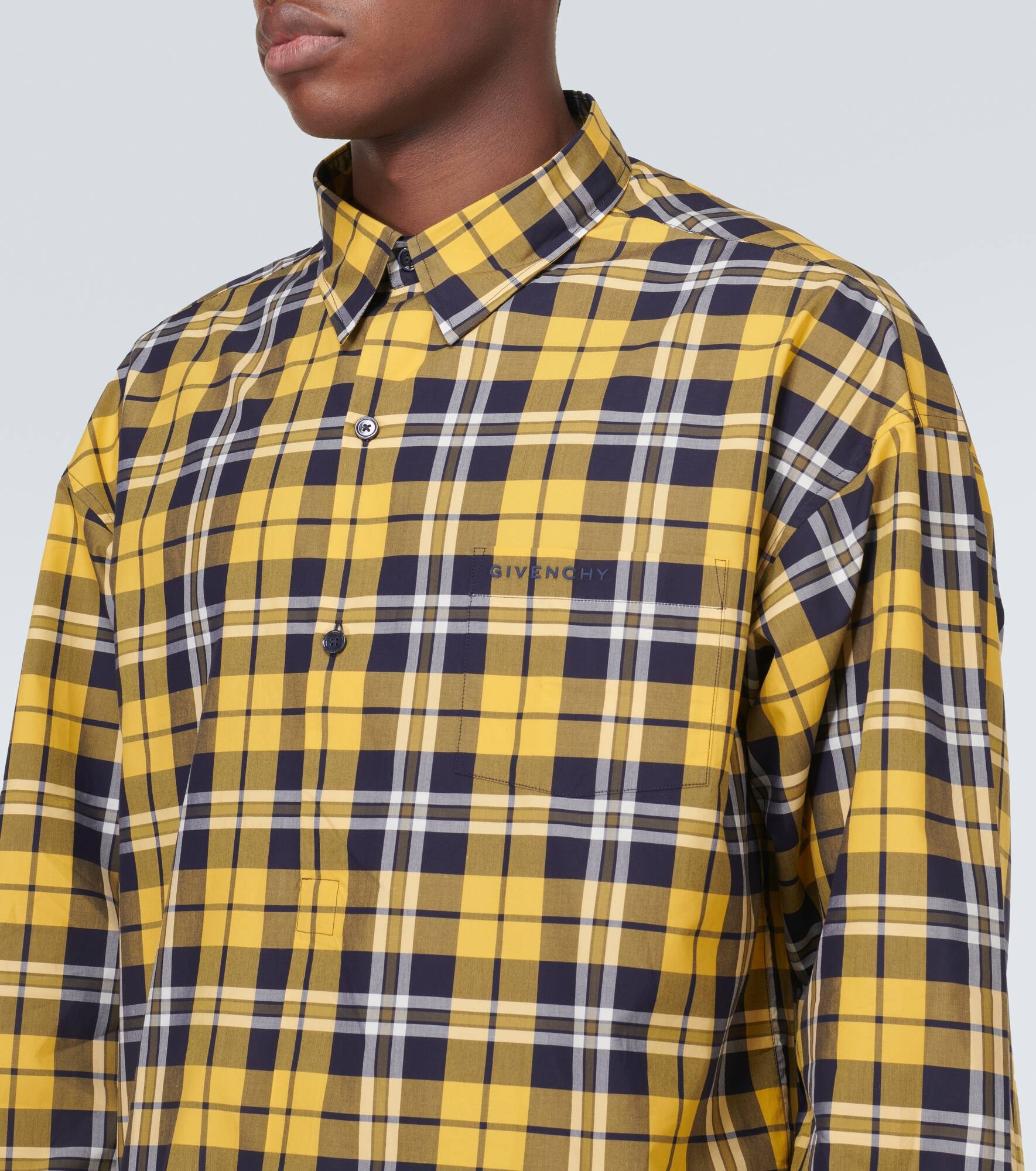 Checked cotton shirt - 5