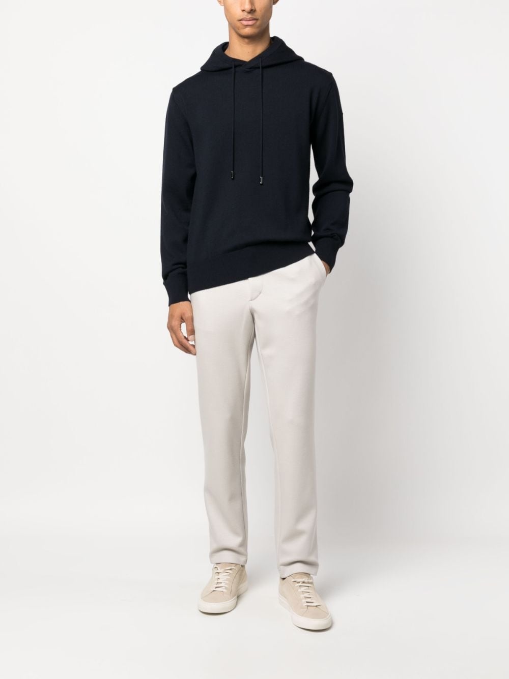 drawstring straight-leg trousers - 2