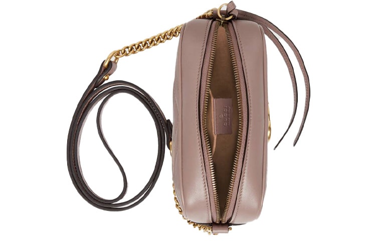 (WMNS) Gucci GG Marmont Matelasse Mini Bag 'Rose Antic' 448065-DTD1T-5729 - 7
