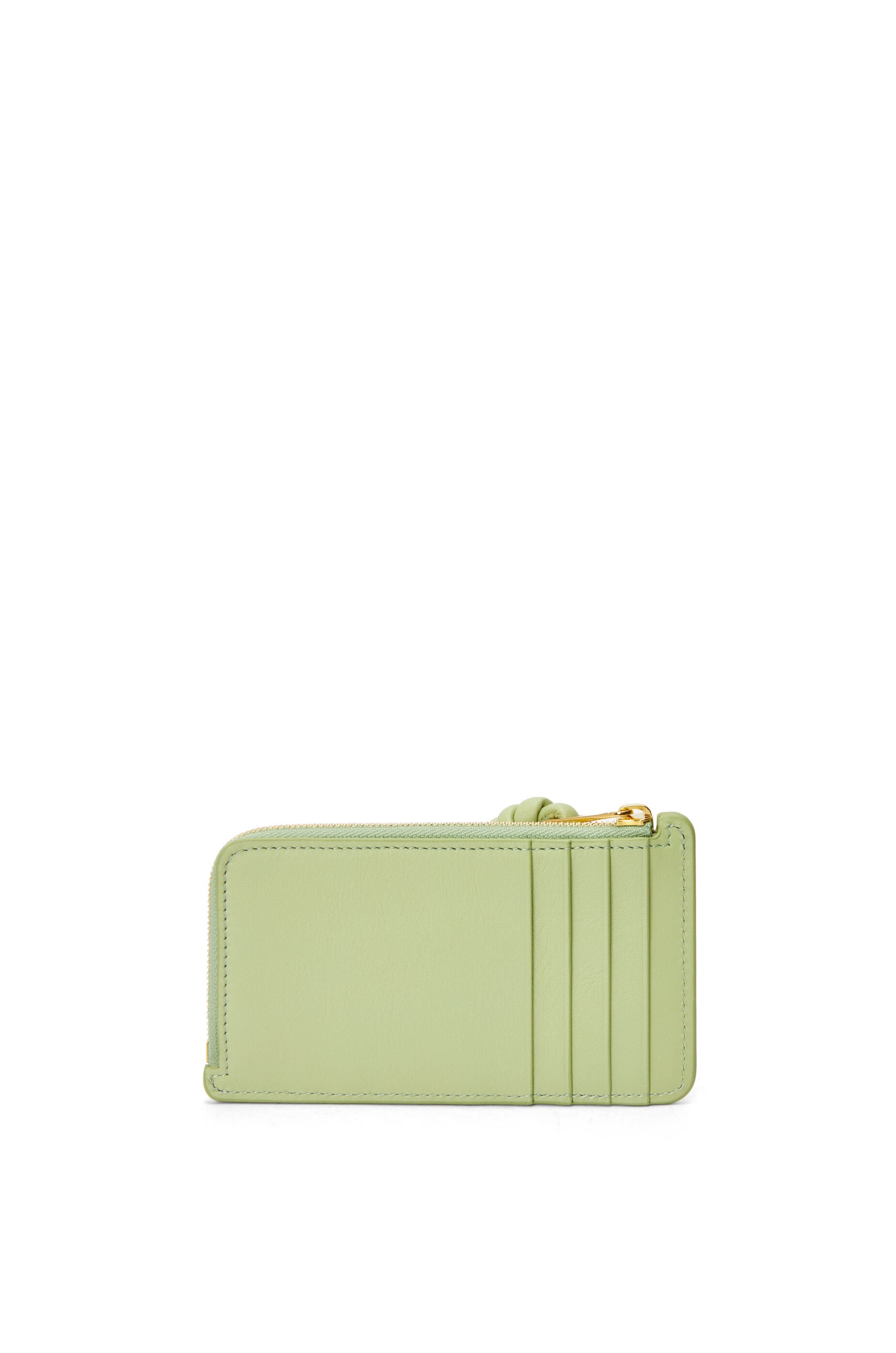 Knot coin cardholder in shiny nappa calfskin - 2