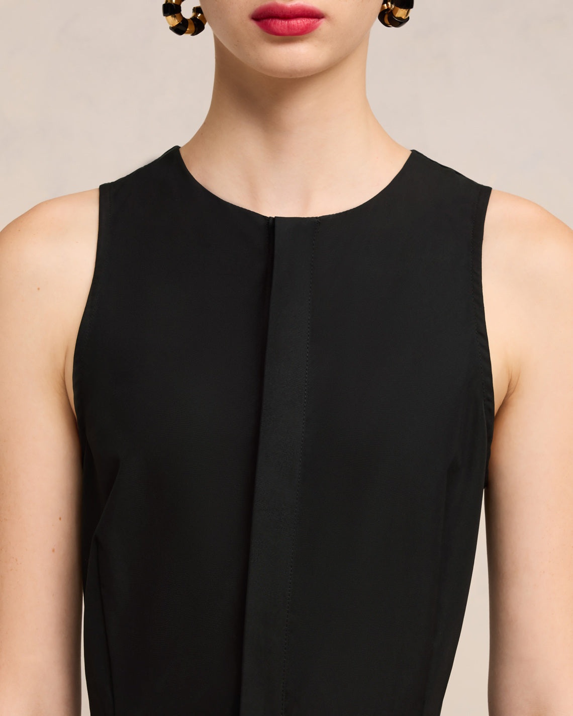 AMI Paris SHORT DRESS WITH HIDDEN TAB | REVERSIBLE