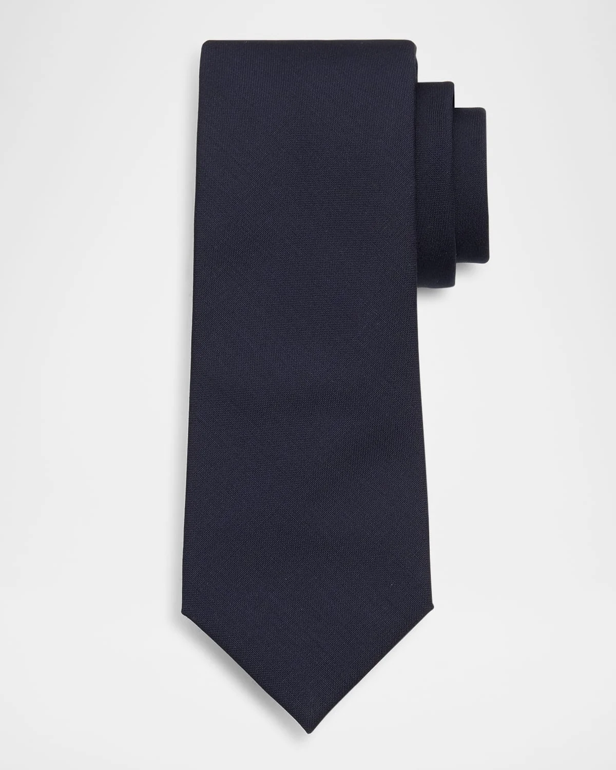 Men's Lightweight Wool Solid Tie - 1