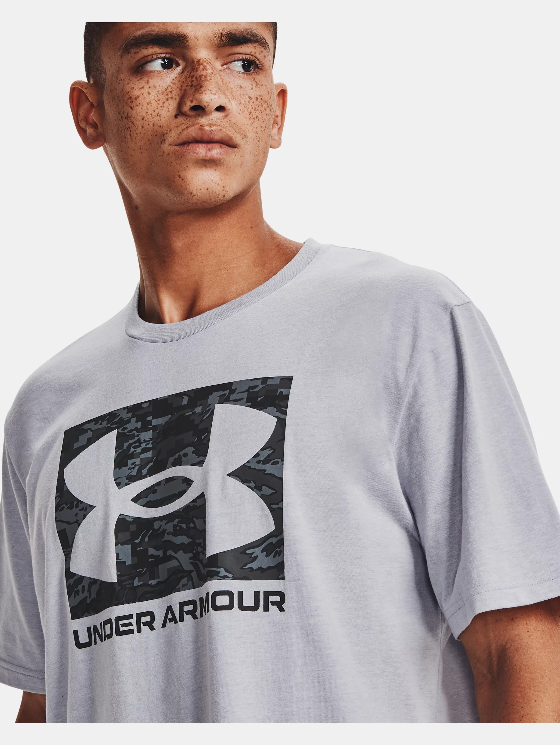 Men's UA ABC Camo Boxed Logo Short Sleeve - 6