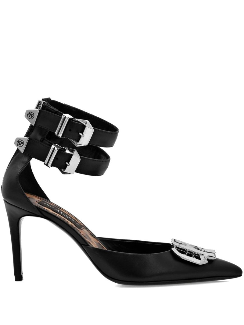Gothic mid-heel pumps 1