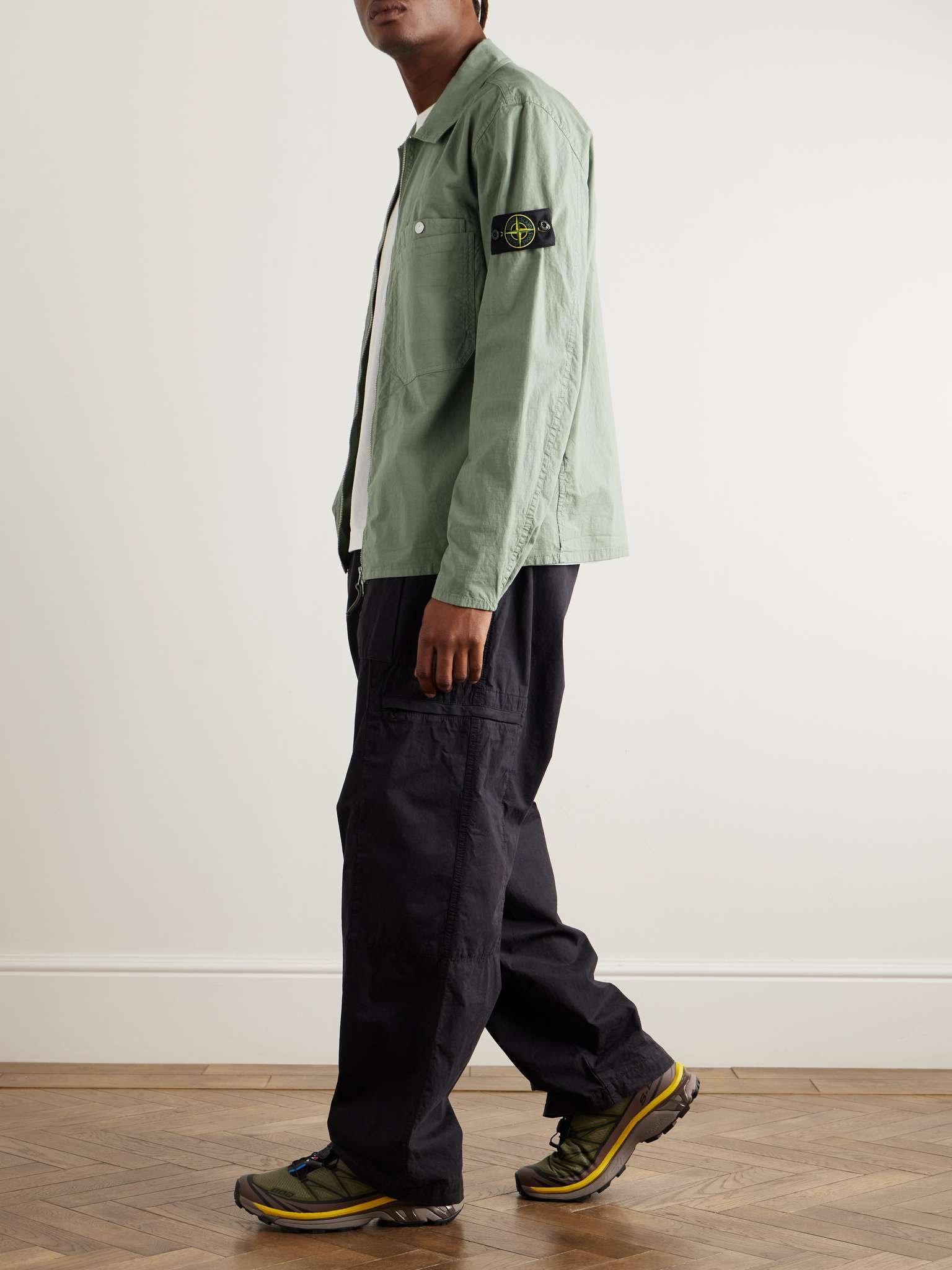 Logo-Appliquéd Cotton-Blend Ripstop Overshirt - 2