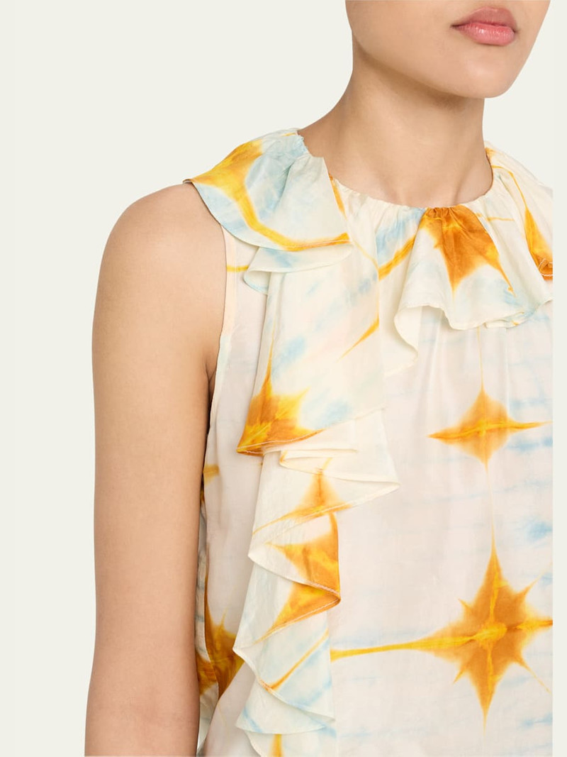 ULLA JOHNSON Nya Silk Sleeveless Top outlook