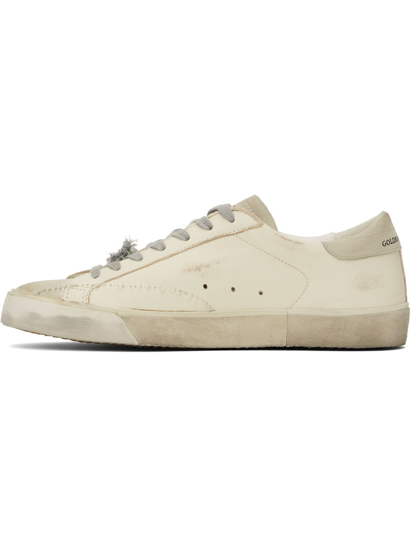 Off-White & Gray Super-Star Sneakers 3