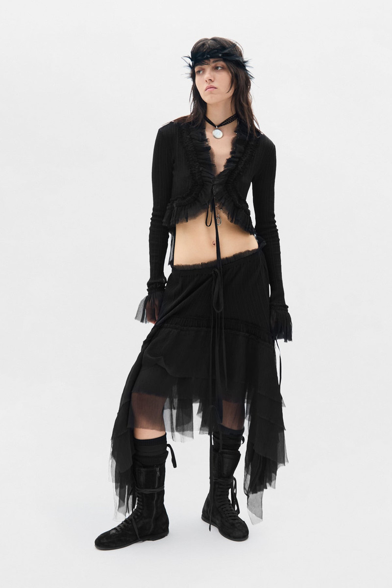 Jedi Long Sleeve Open Front Top 4