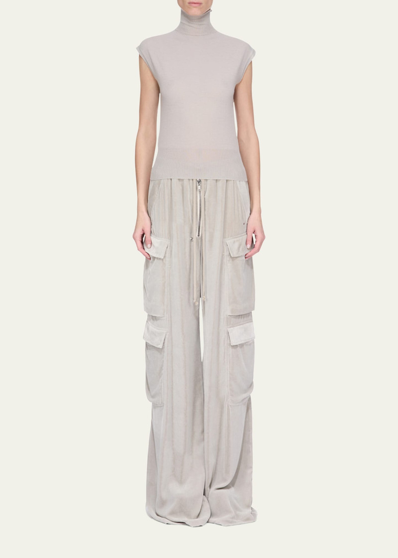 Rick Owens Cap-Sleeve Turtleneck Sweater outlook
