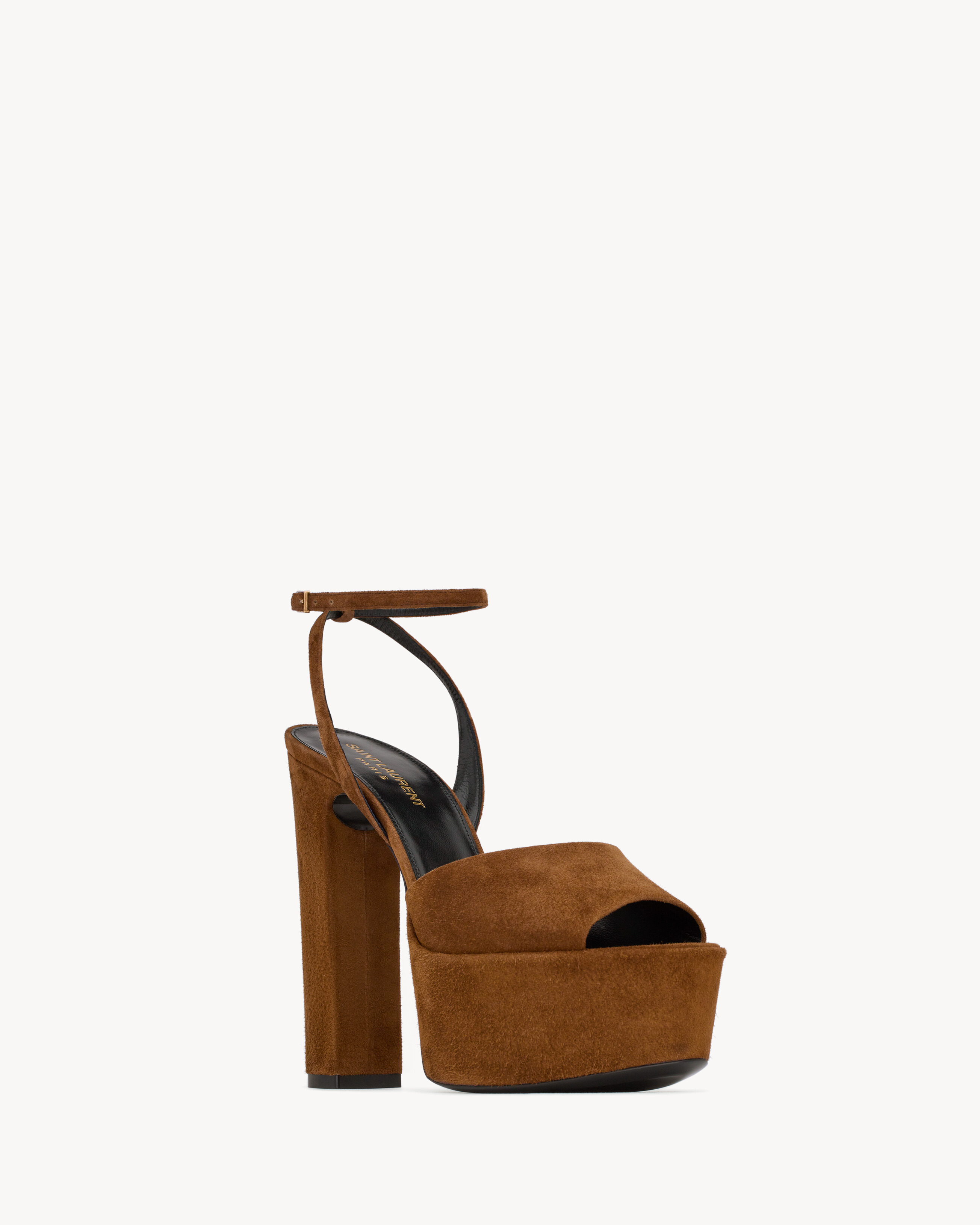 jodie platform sandals in suede - 3