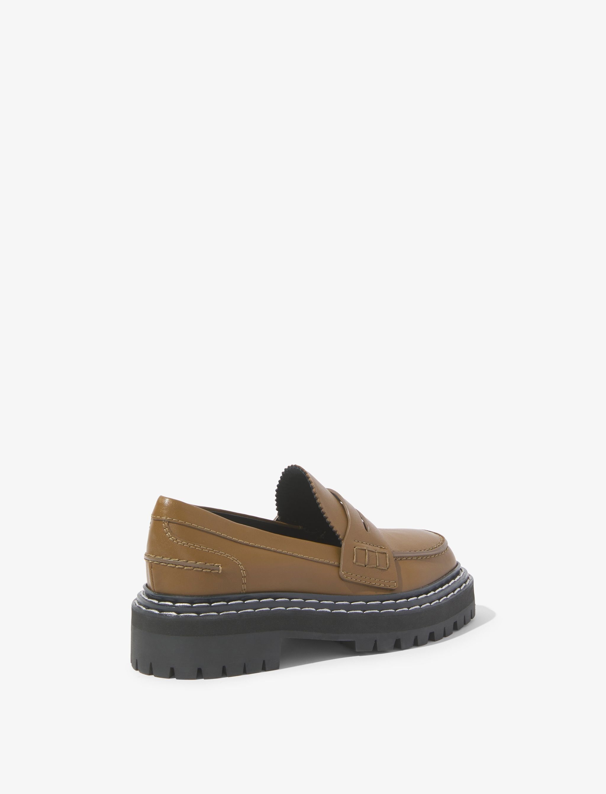 Lug Sole Loafers - 3