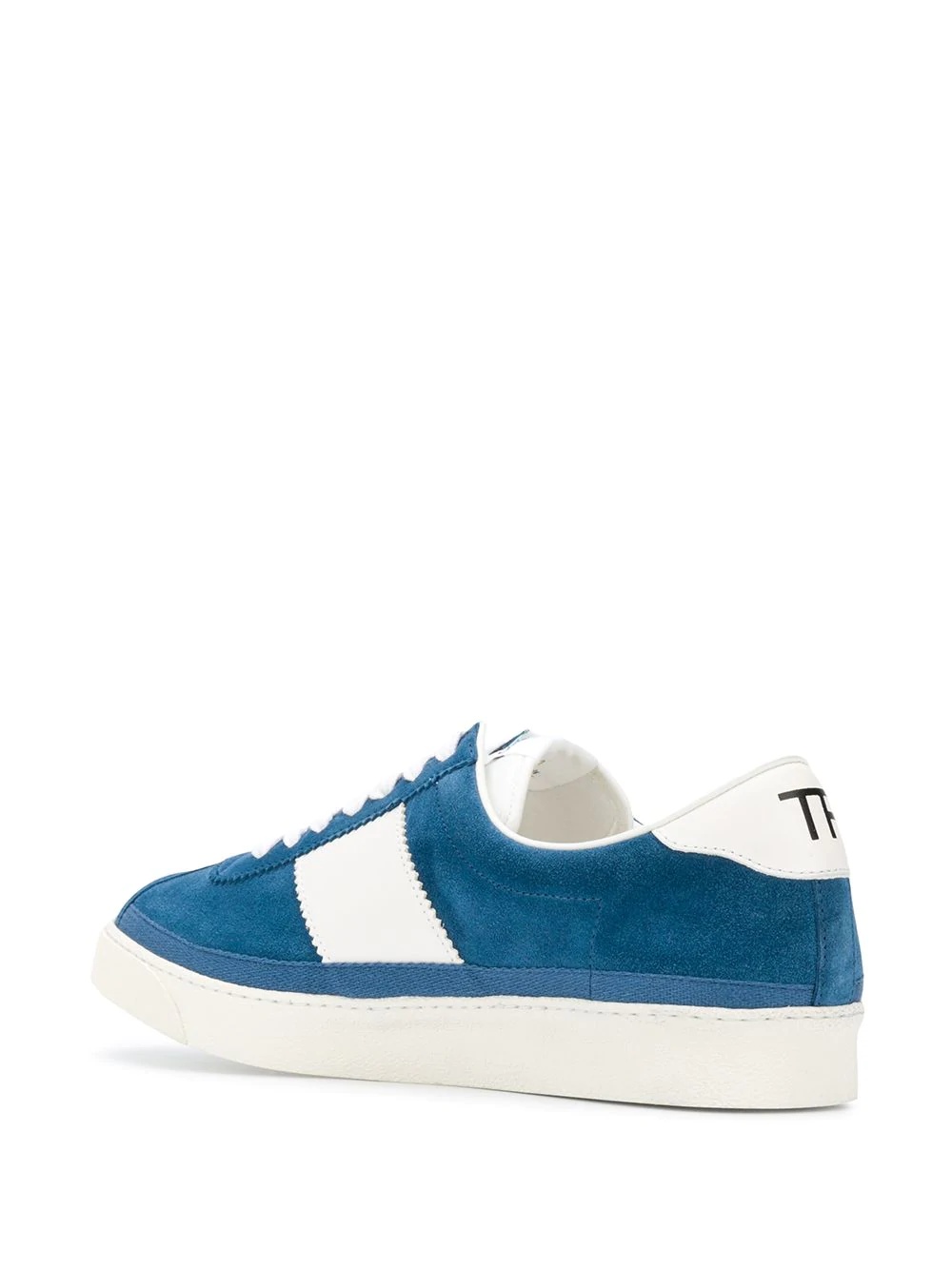 panelled low-top sneakers - 3