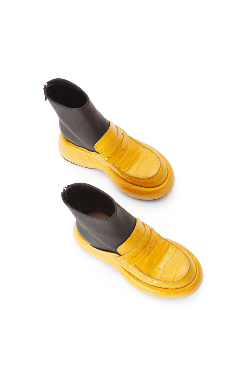 Wedge loafer boot in calfskin 3