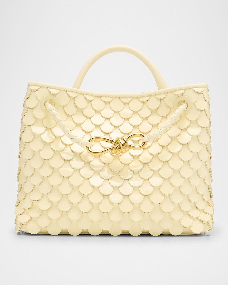 Andiamo Small Fish Scale Top-Handle Bag 1