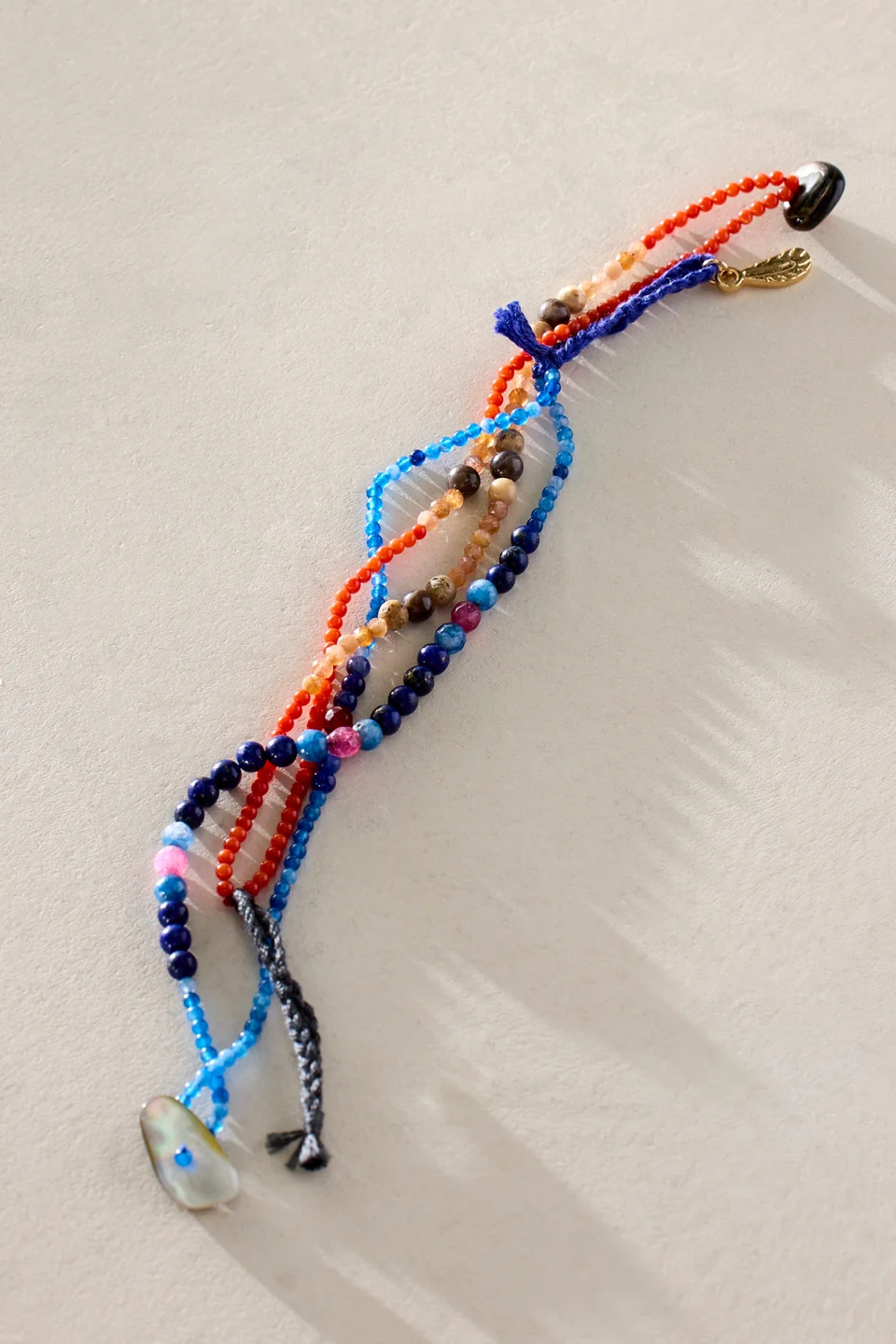 Halo Semiprecious Stone Bracelet - 1