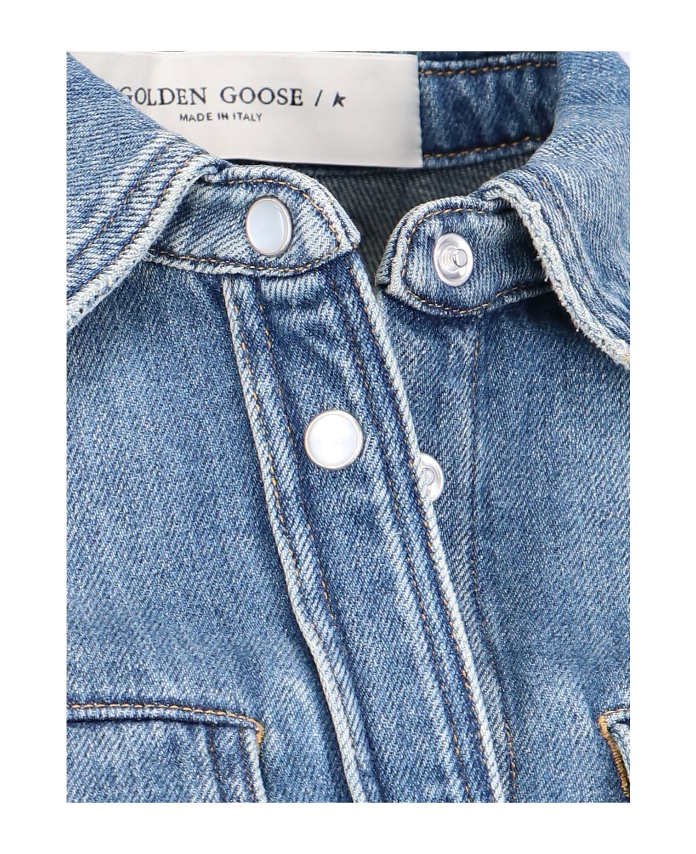 Denim Shirtdress - 5