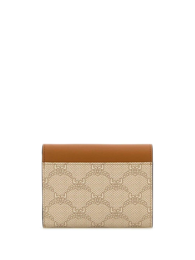 MCM printed canvas wallet outlook