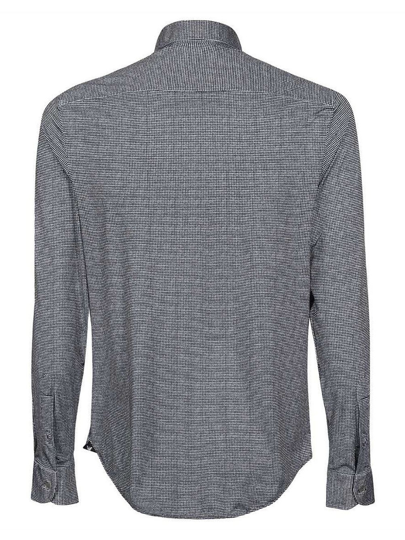 EMPORIO ARMANI houndstooth pattern shirt outlook