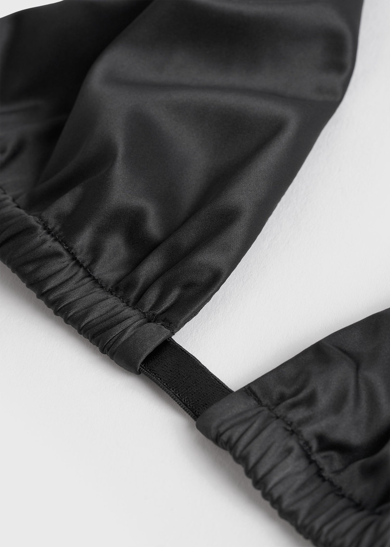 Satin bralette black 6