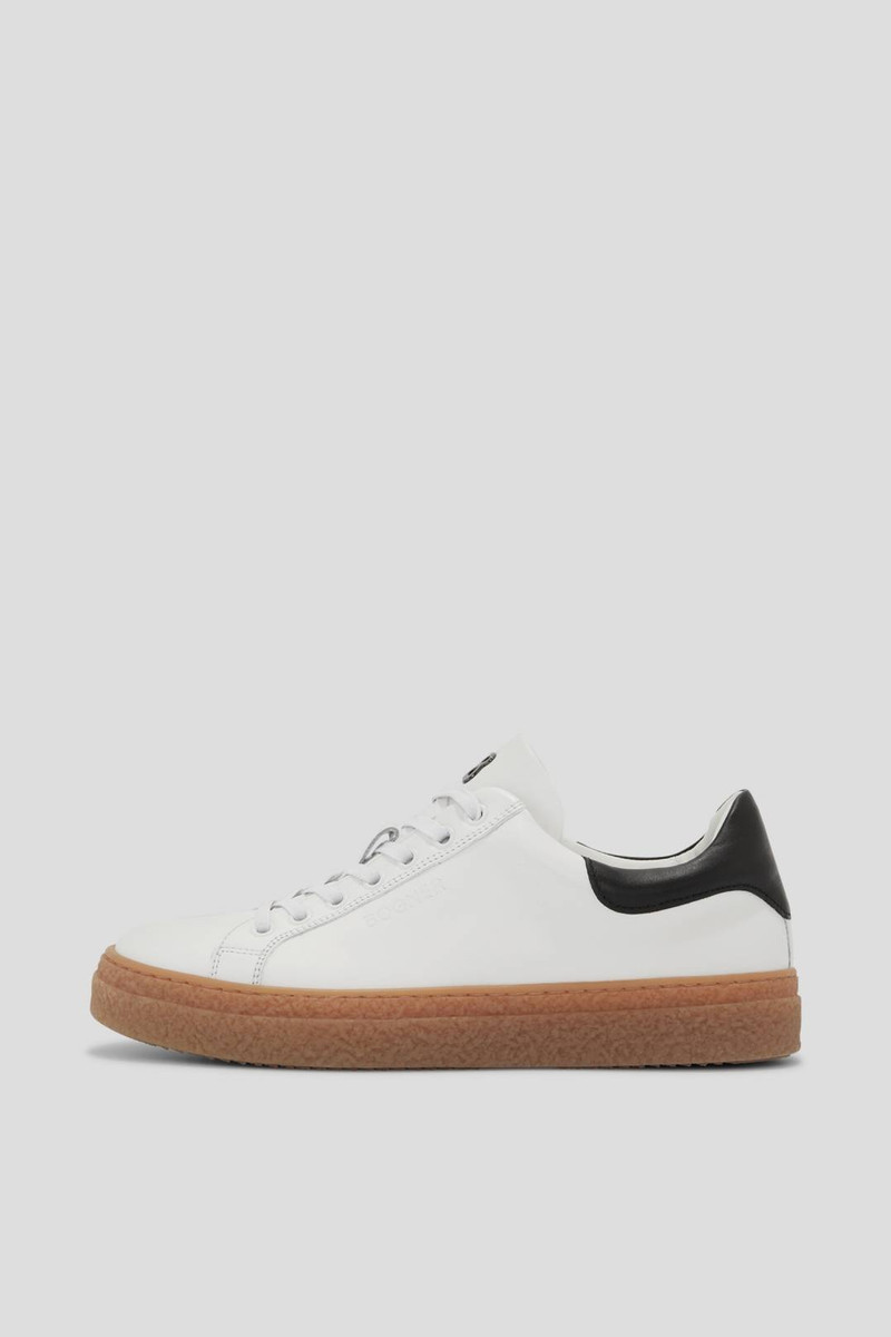 CLEVELAND SNEAKERS IN WHITE/BROWN 1