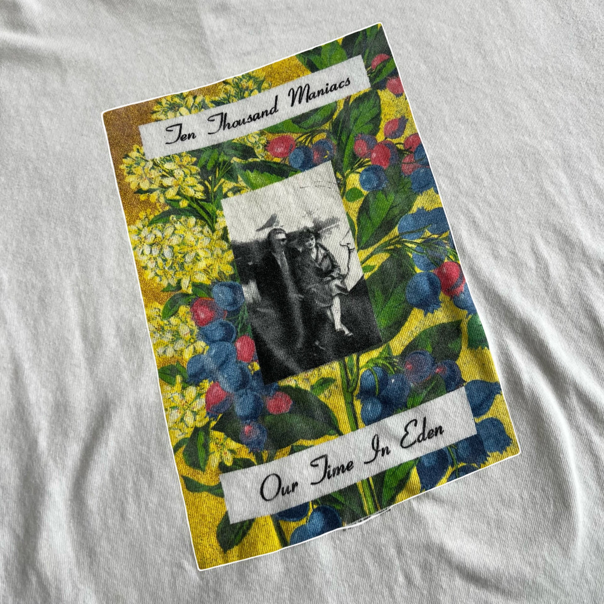 Final Blow - Vintage Ten Thousand Maniacs "Our Time in Eden" T-Shirt SZ L - 2