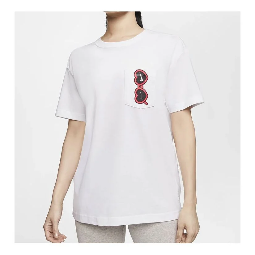 (WMNS) Nike AS W Sportswear Nike Sportswear Tee BOY SUMMER FUN 3 White CU9700-100 - 1