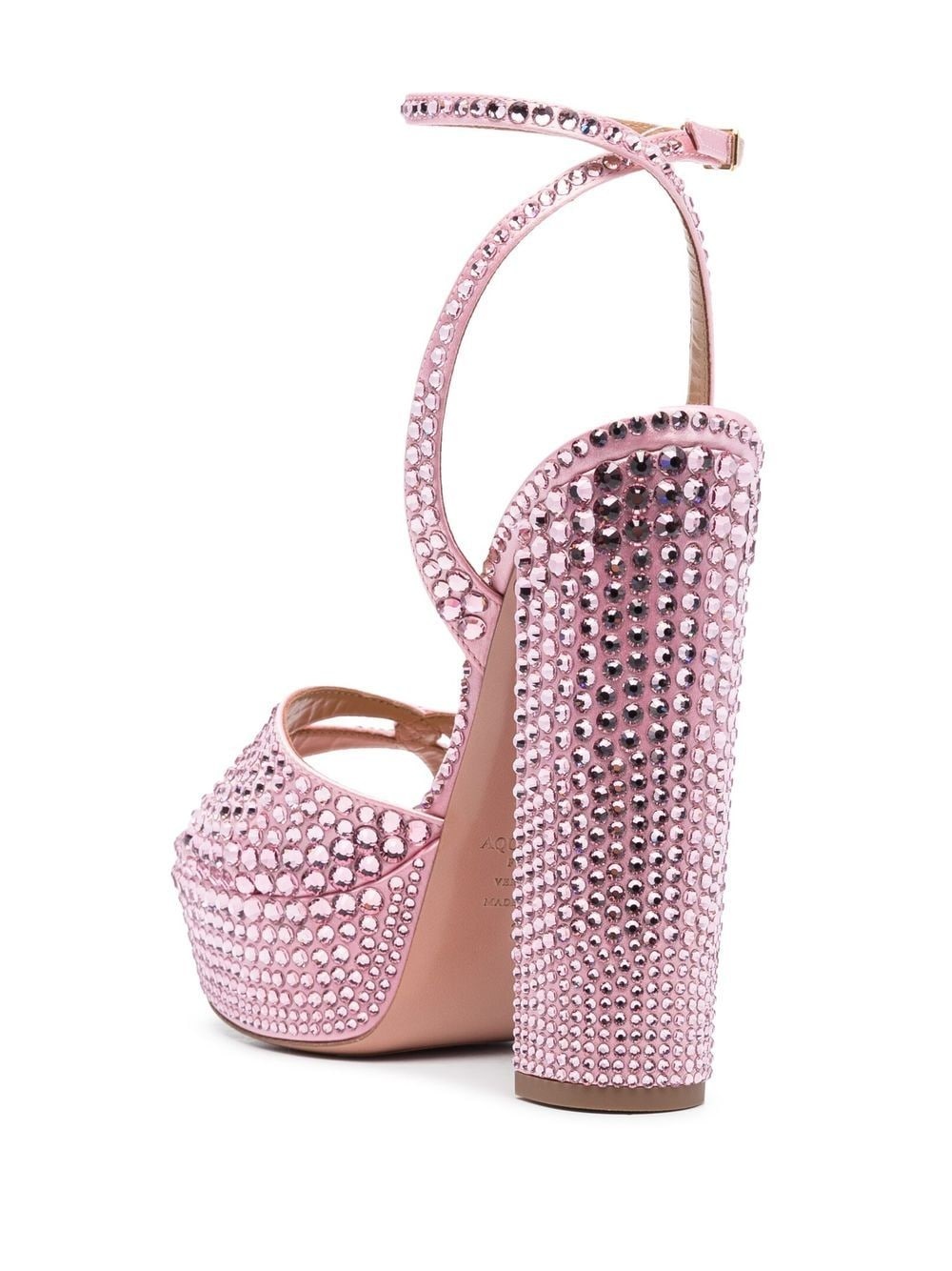 65mm crystal-embellished platform sandals - 3