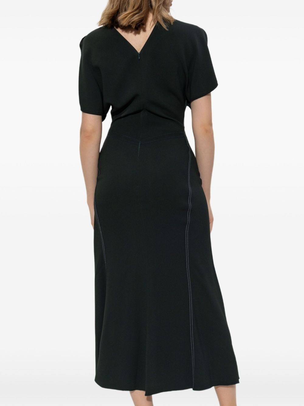 puff-sleeved dress - 4