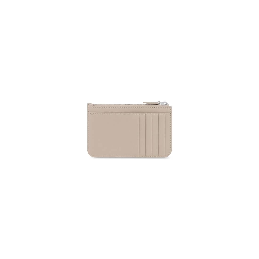 Essential Long Coin And Card Holder in Beige - 2
