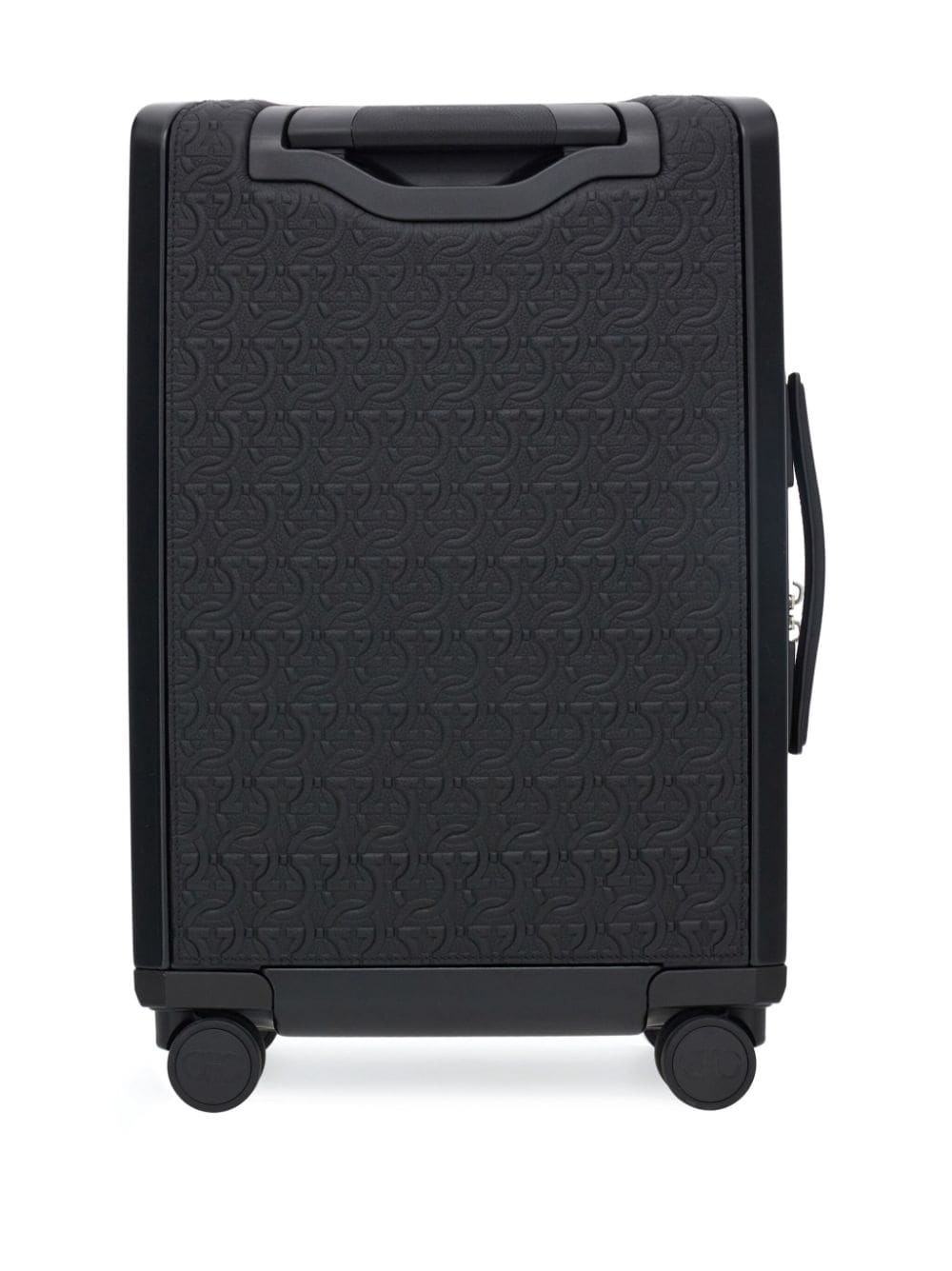 Gancio embossed pattern leather luggage - 2