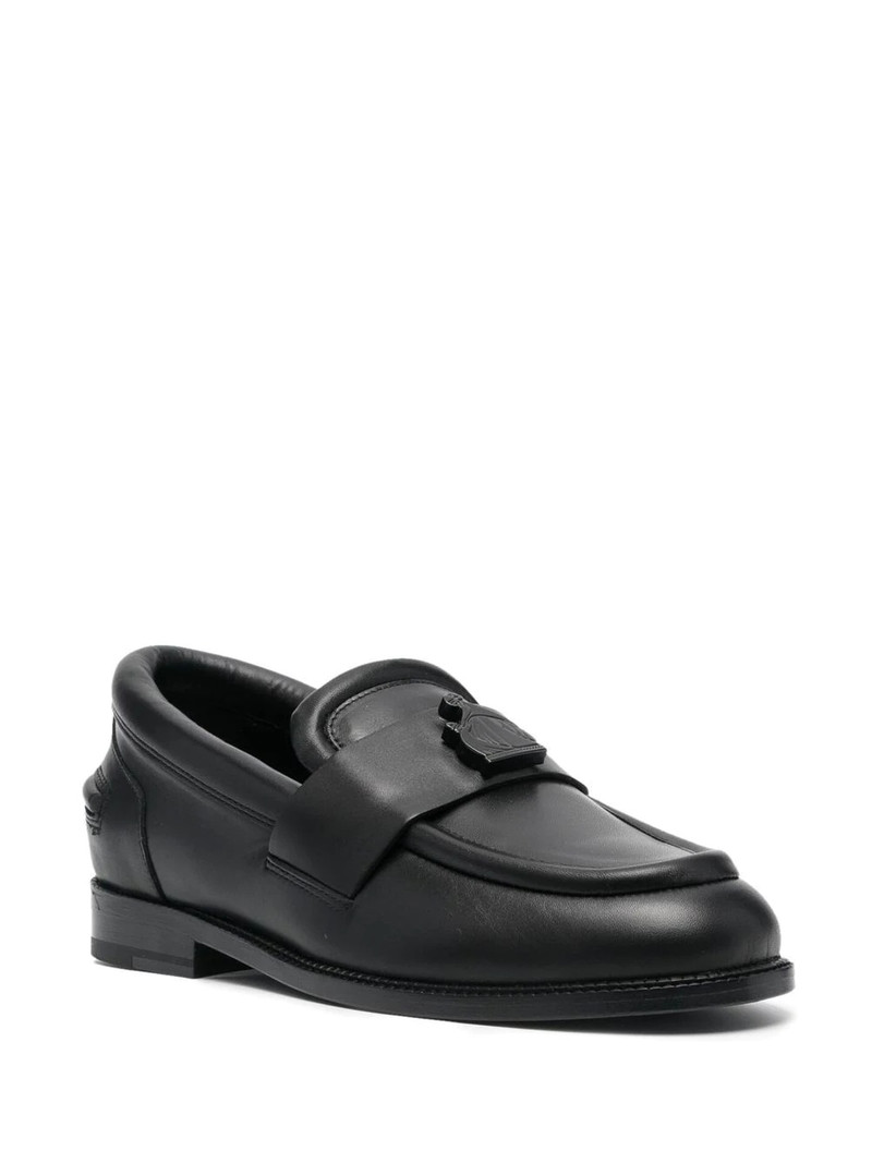 Lanvin logo-plaque detail loafers outlook