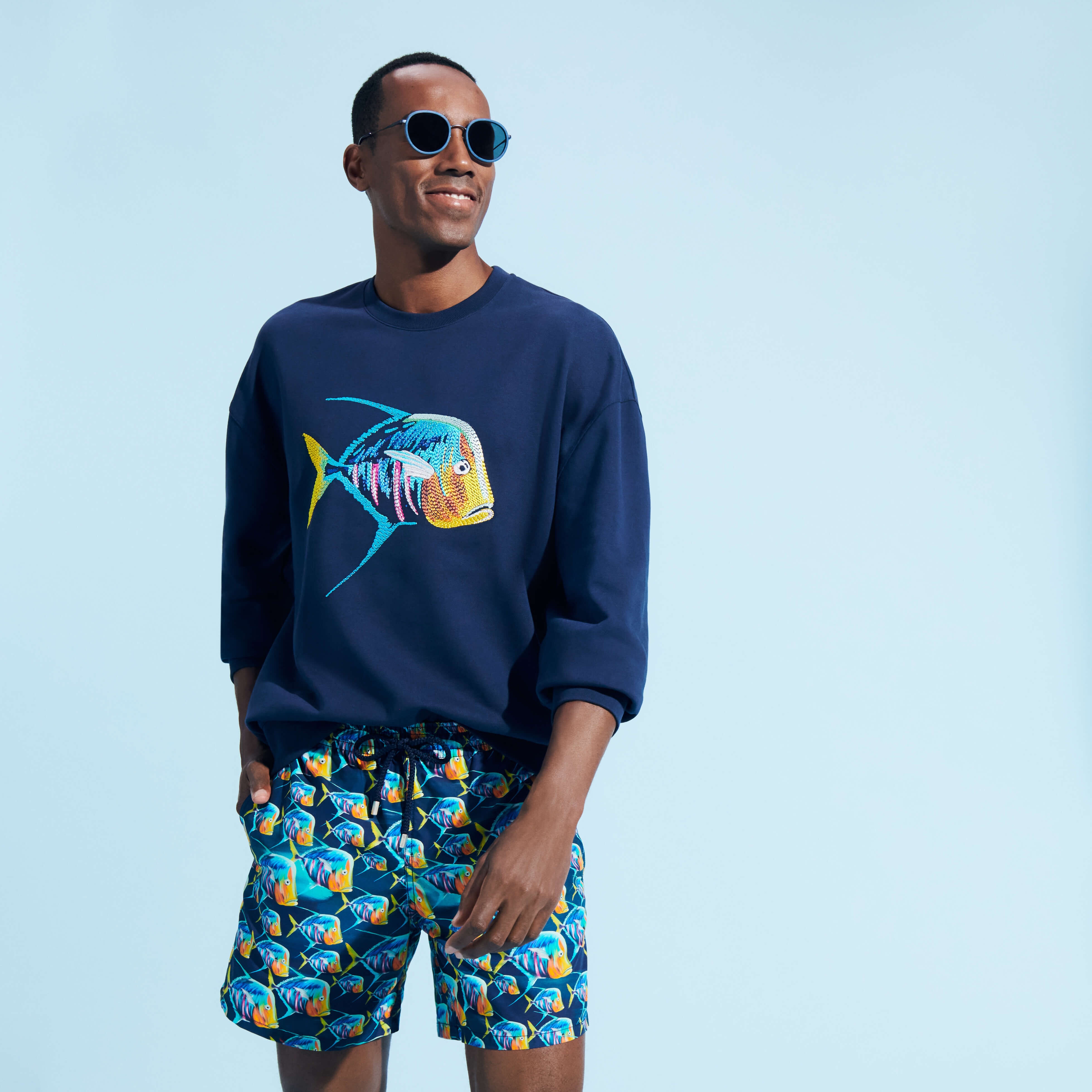 Men Organic Cotton Sweatshirt Piranhas - 6