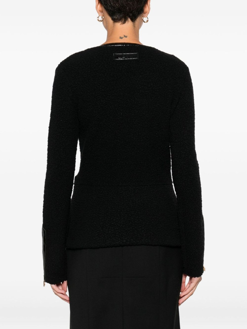 zip-front pocket cardigan 4