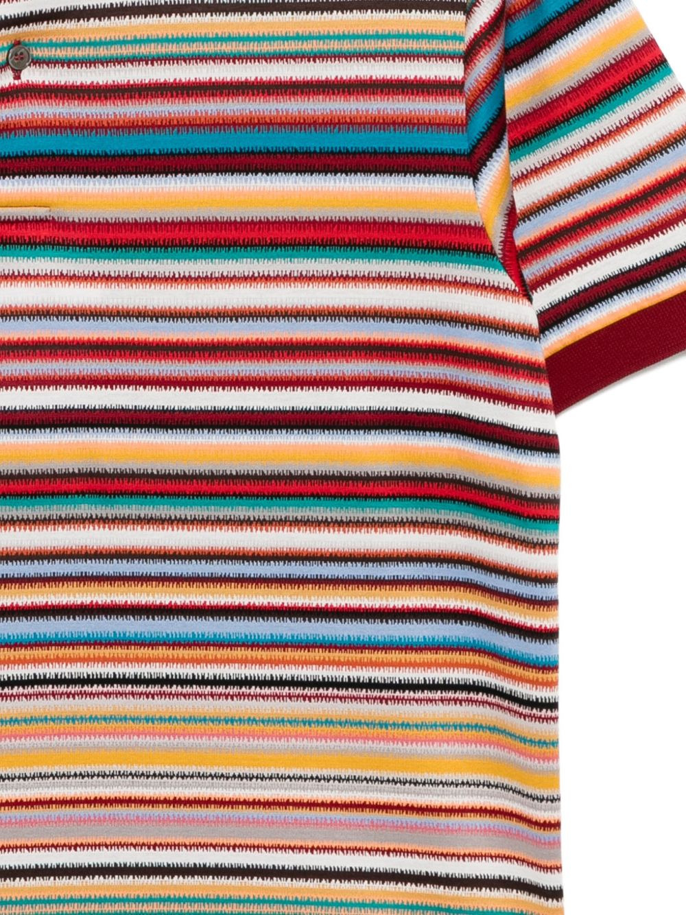 STRIPED COTTON POLO SHIRT - 3