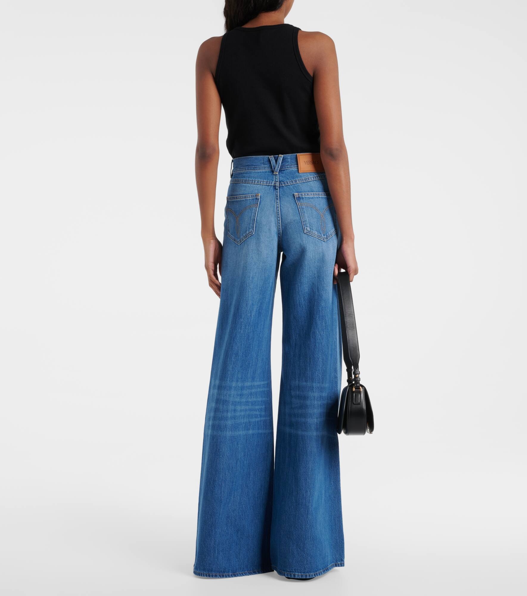 Medusa '95 high-rise flared jeans - 3