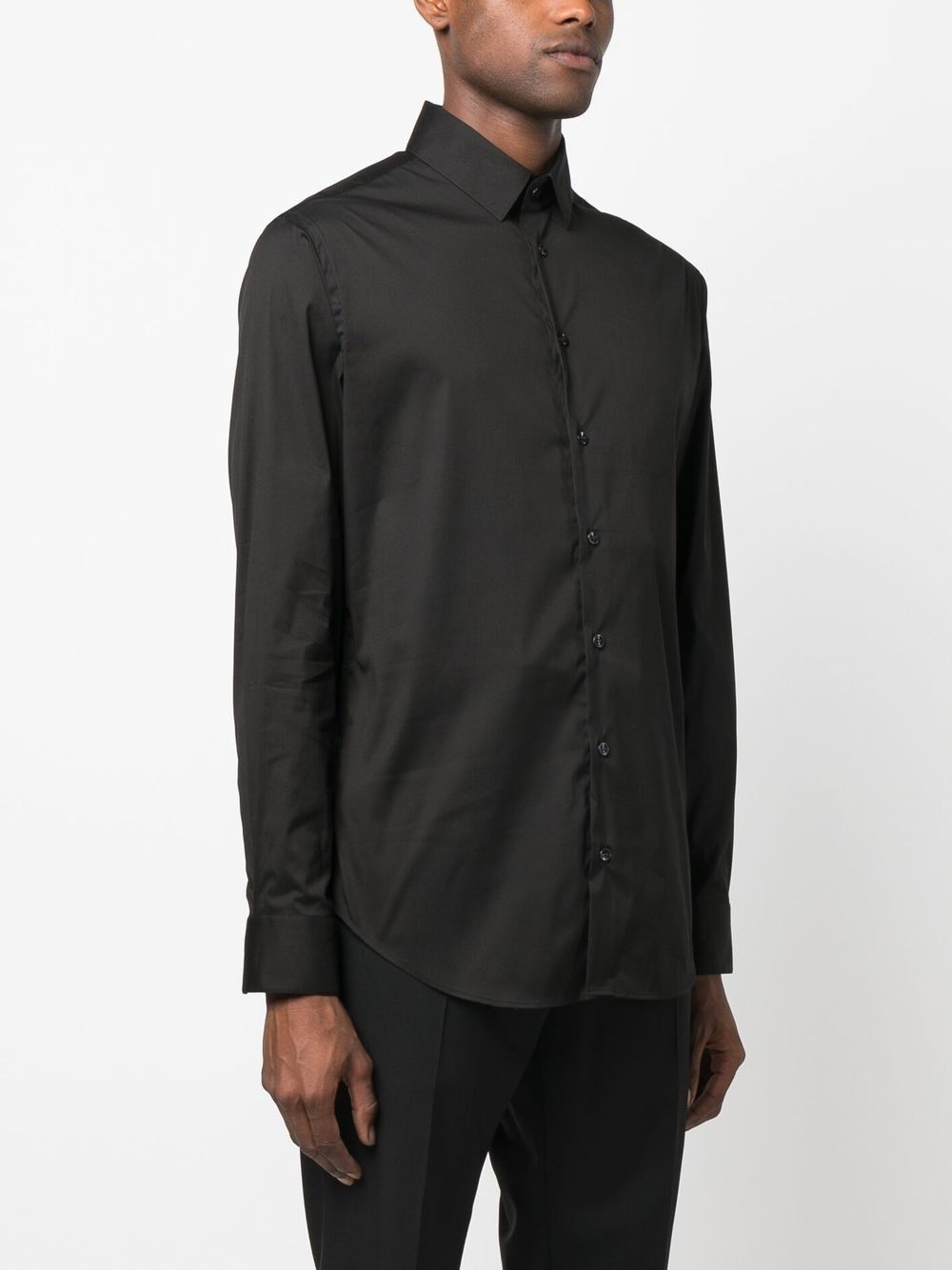 slim-cut button-down shirt - 3