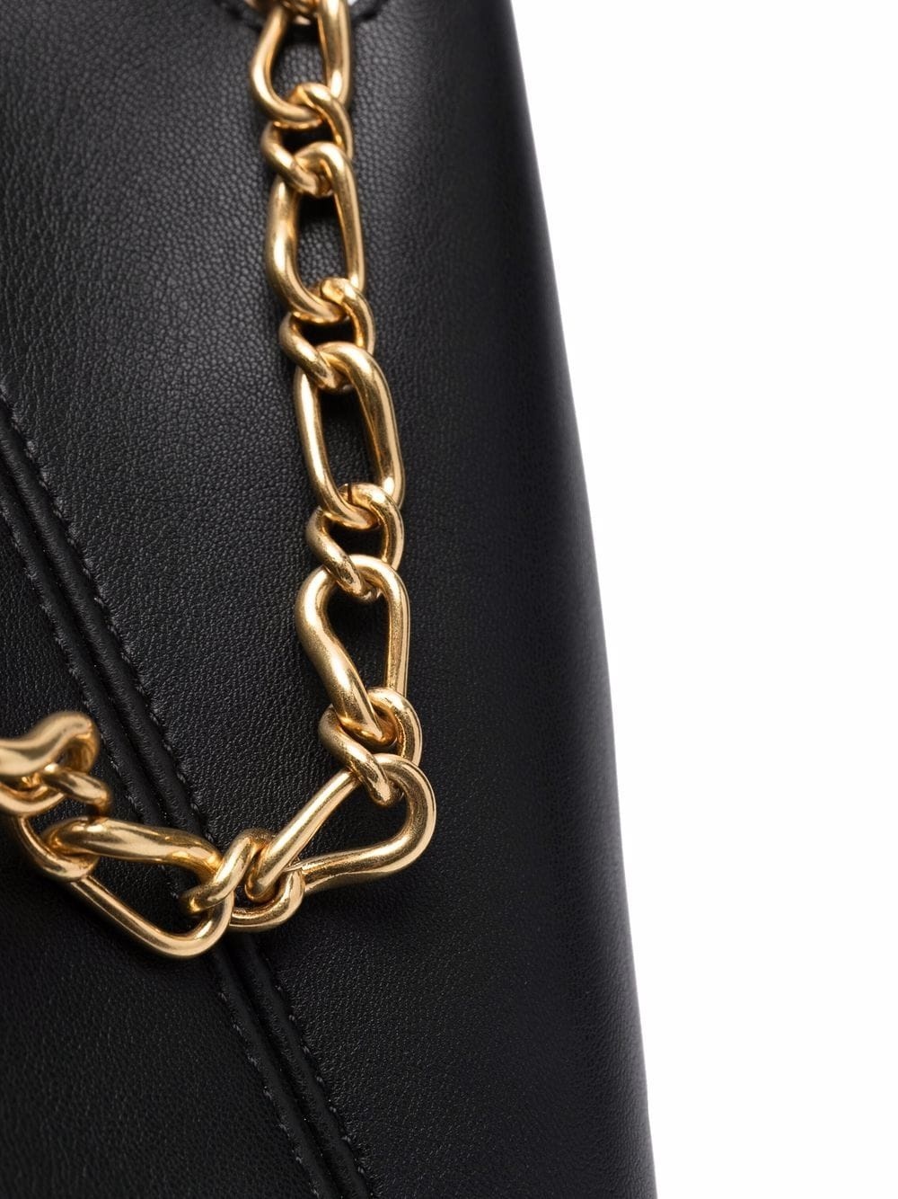 vegan-leather chain-strap tote bag - 4