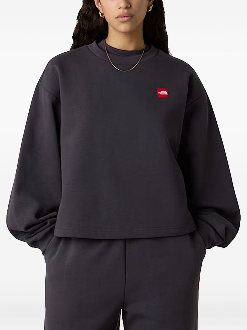 logo-patch cotton-blend sweatshirt 3