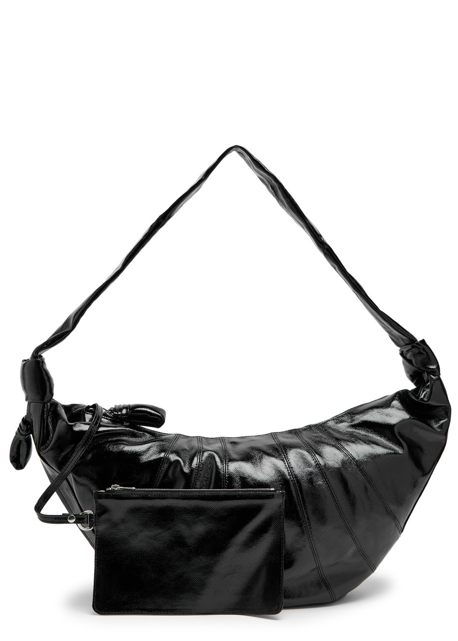 Lemaire Large Croissant Faux Patent Leather Shoulder bag - 6