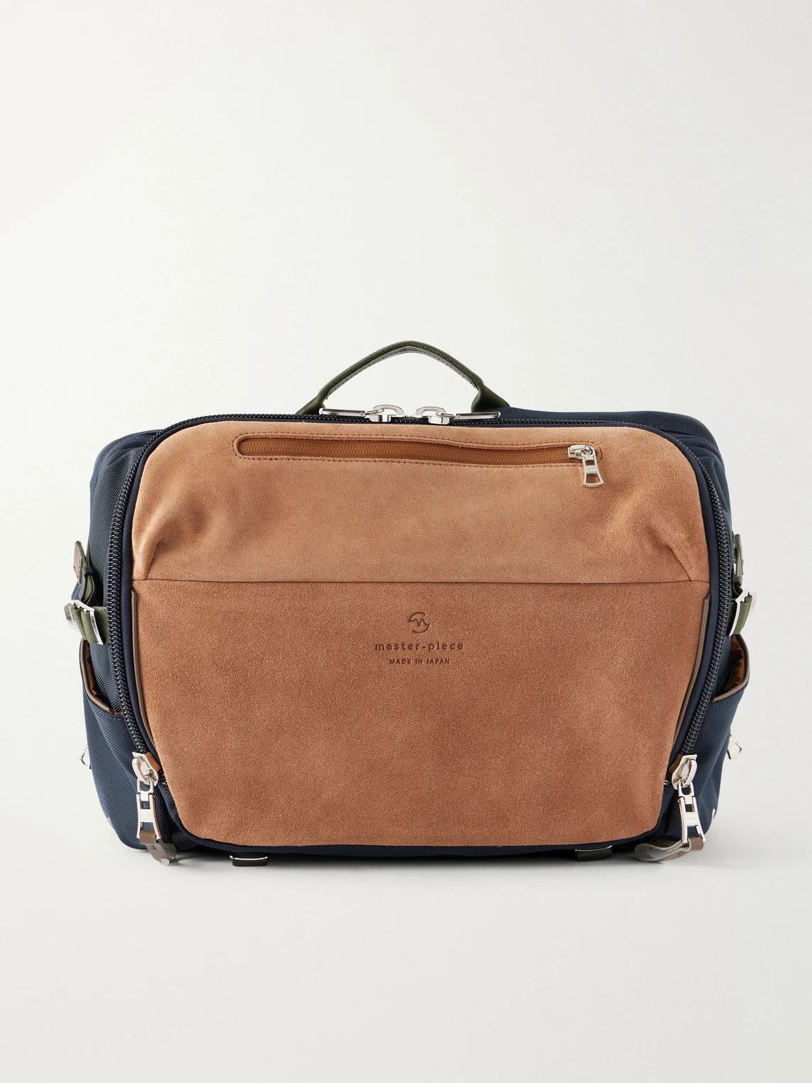 Grave Suede and Shell Messenger-Bag - 1