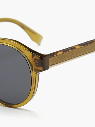 FENDI Round acetate sunglasses outlook