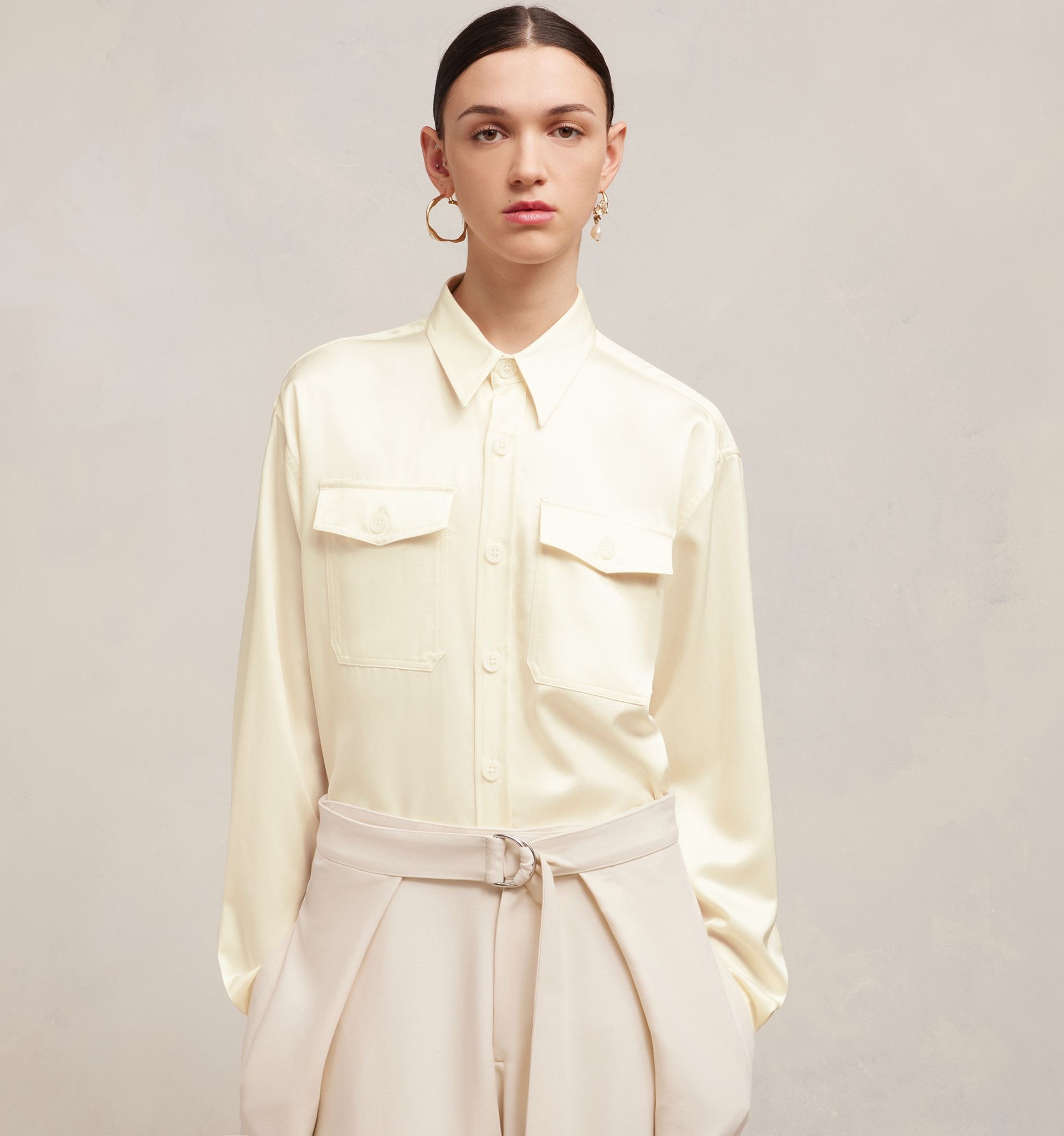 AMI Paris Overshirt With Chest Pocket | REVERSIBLE