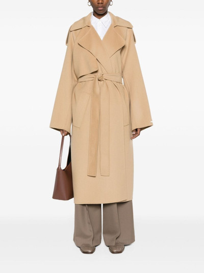 Sportmax Fiore single-breasted belted coat outlook
