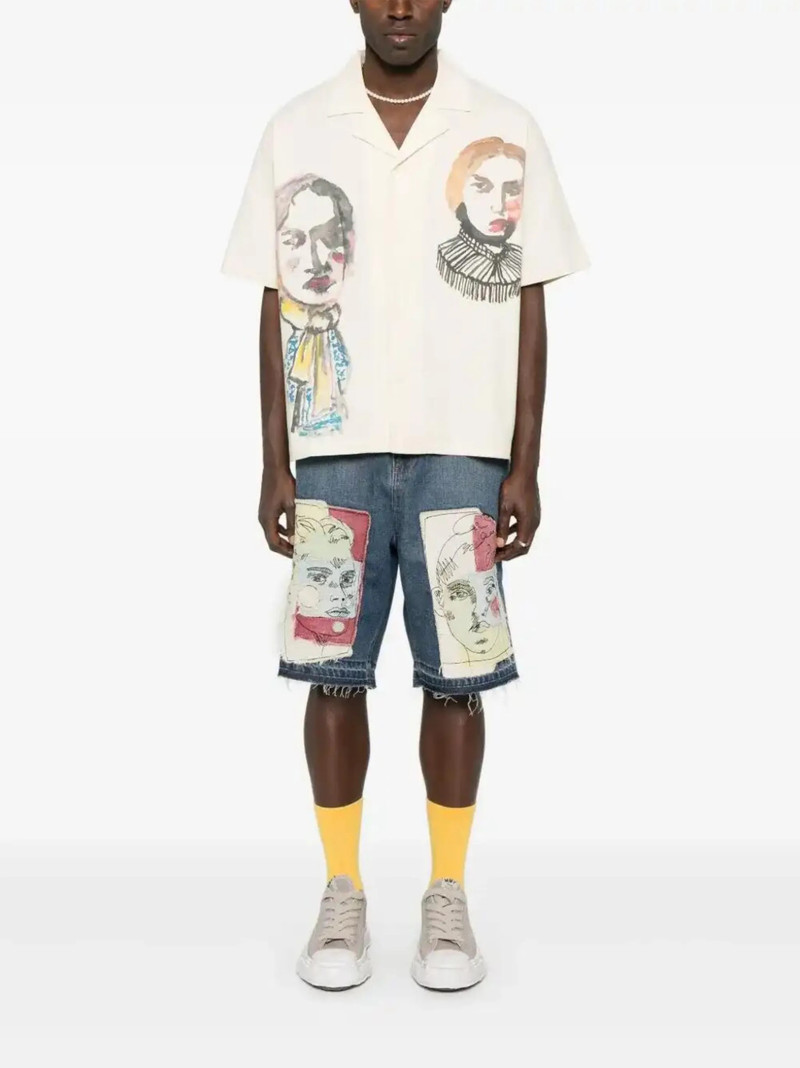 KidSuper patch-detail shorts outlook