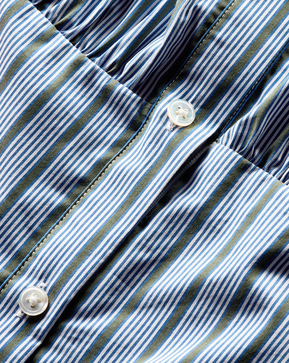 RAE STRIPED POPLIN SHIRTDRESS - 4