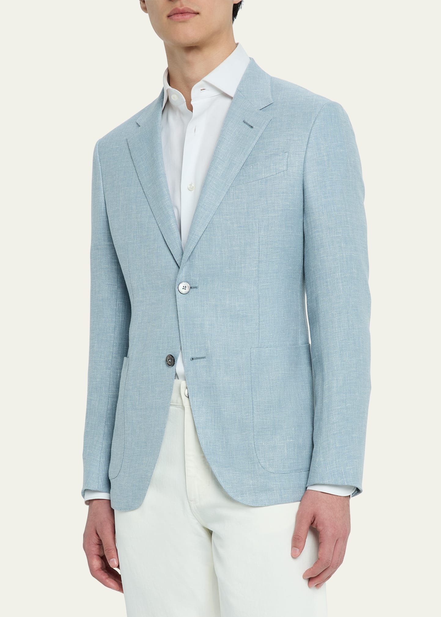 Men's Crossover Twill Sport Coat - 4