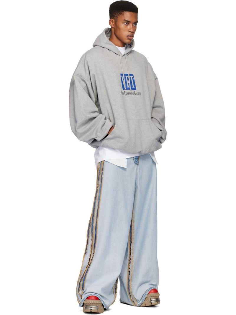 VETEMENTS 로고 인쇄 boxy 후드 outlook