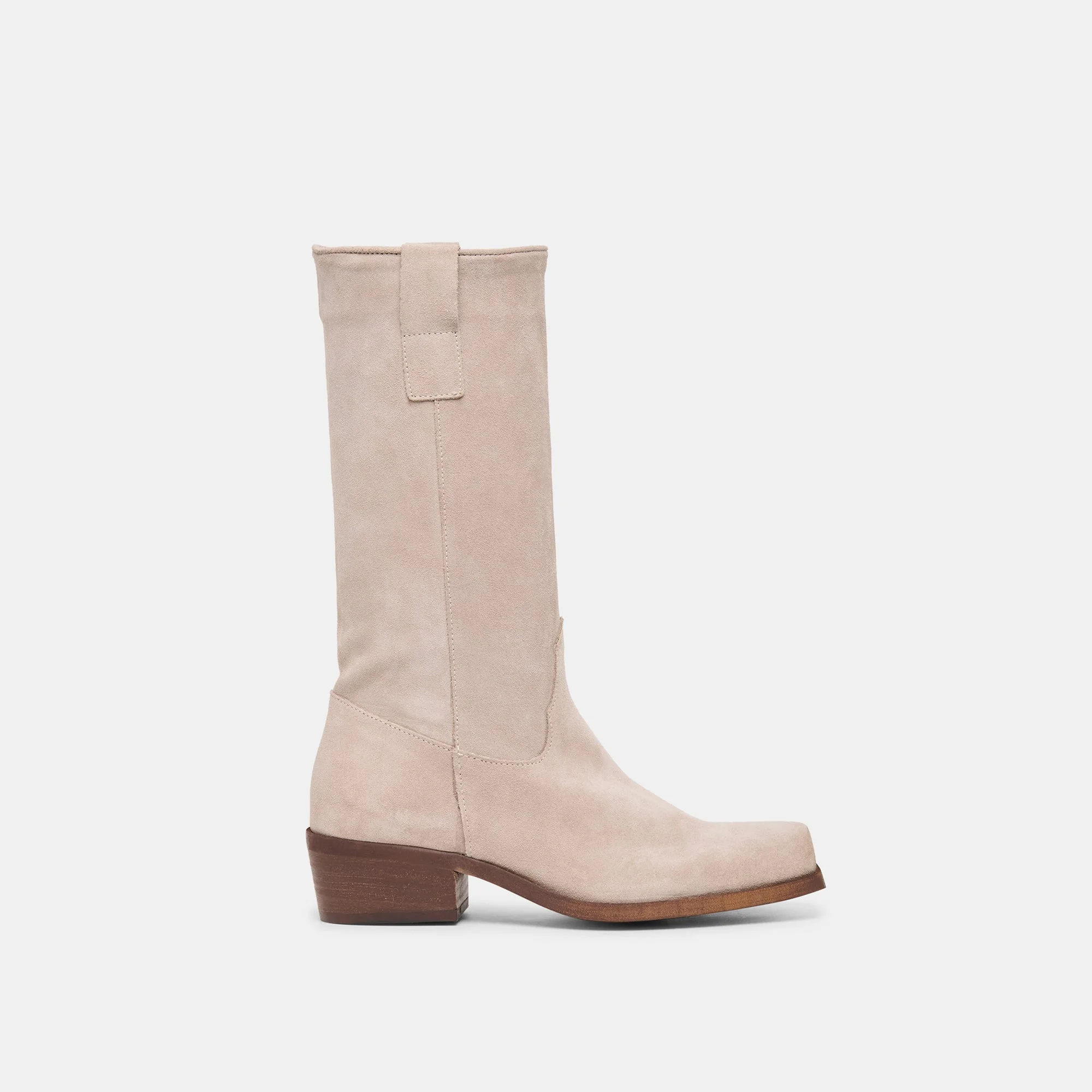 ROMIE BOOTS LT TAUPE SUEDE - 1