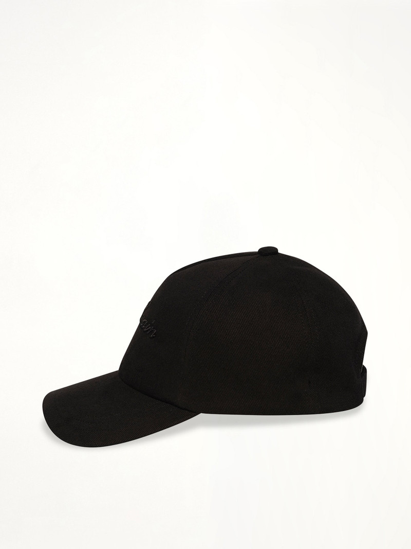 Balmain Balmain Signature Cotton Cap in Black outlook